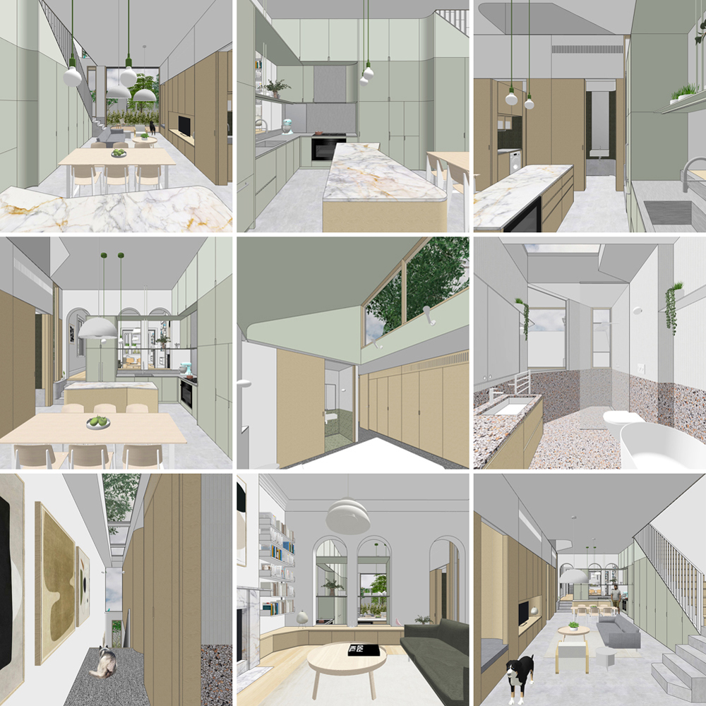 Trafalgar House interior compositions