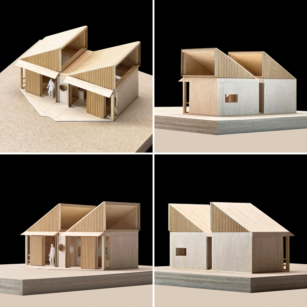 Art Studio Cabin concept model for second design option