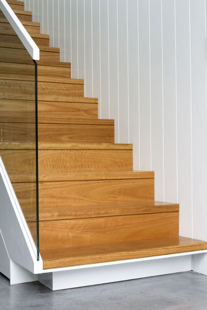 Cosgriff House steel & timber stair detail