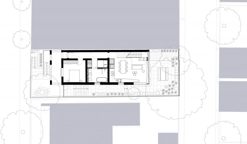 Elliott Ripper House ground floor plan and first floor plan