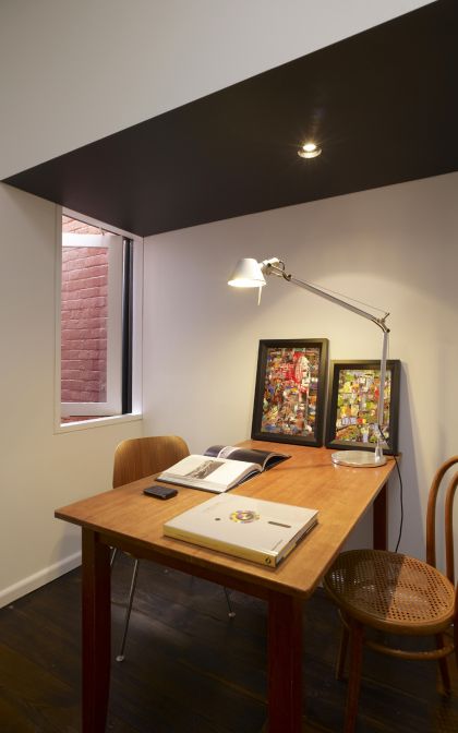 Haines House study window & ceiling detail