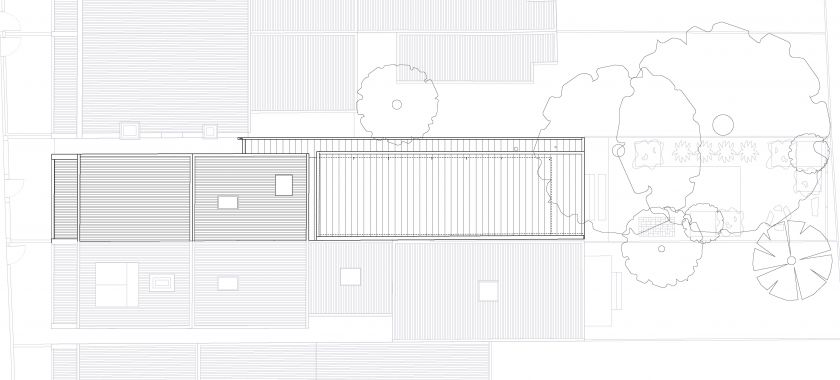 Haines House floor plan and site plan