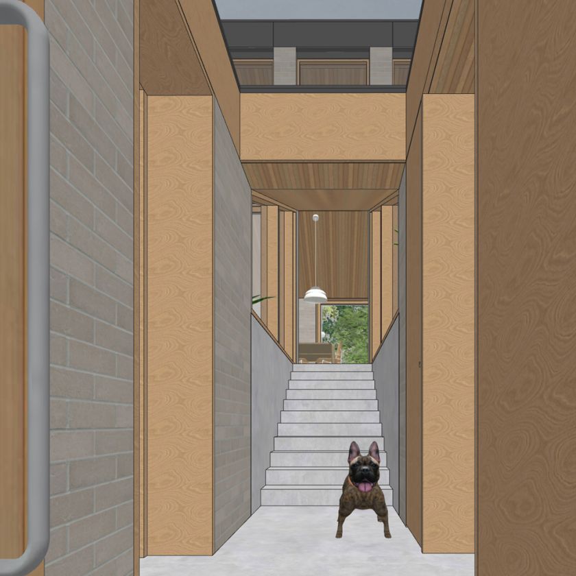 Leura House interior design visualisations