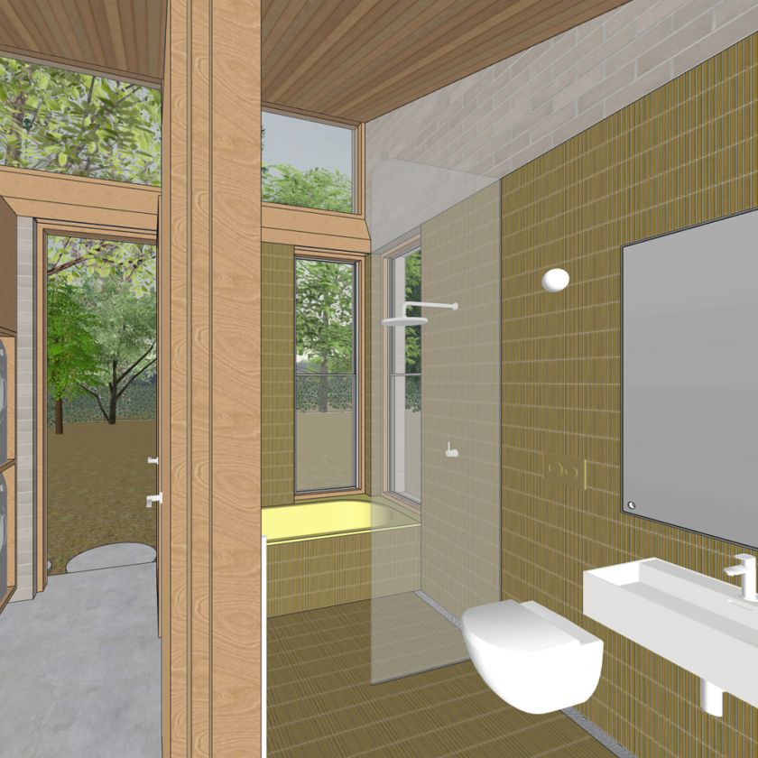 Leura House interior design visualisations