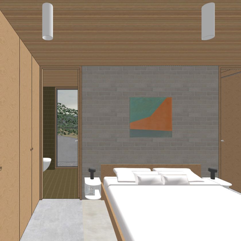 Leura House interior design visualisations