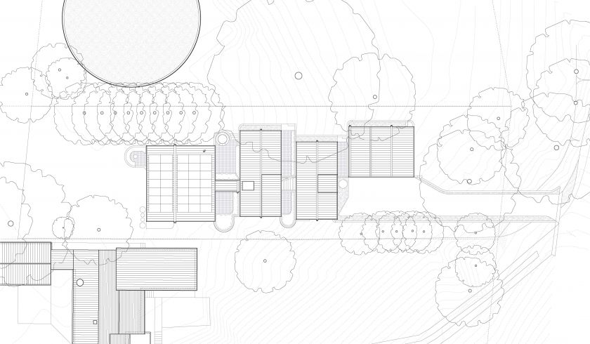 Leura House floor plan and site plan