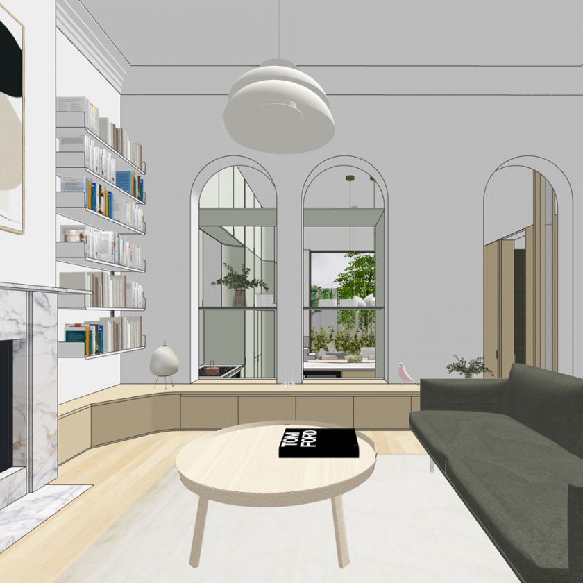 Trafalgar House interior visualisations