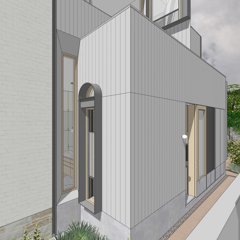 Trafalgar House first floor interior and exterior visualisations