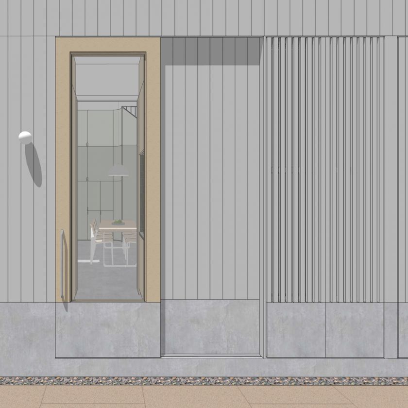 Trafalgar House first floor interior and exterior visualisations