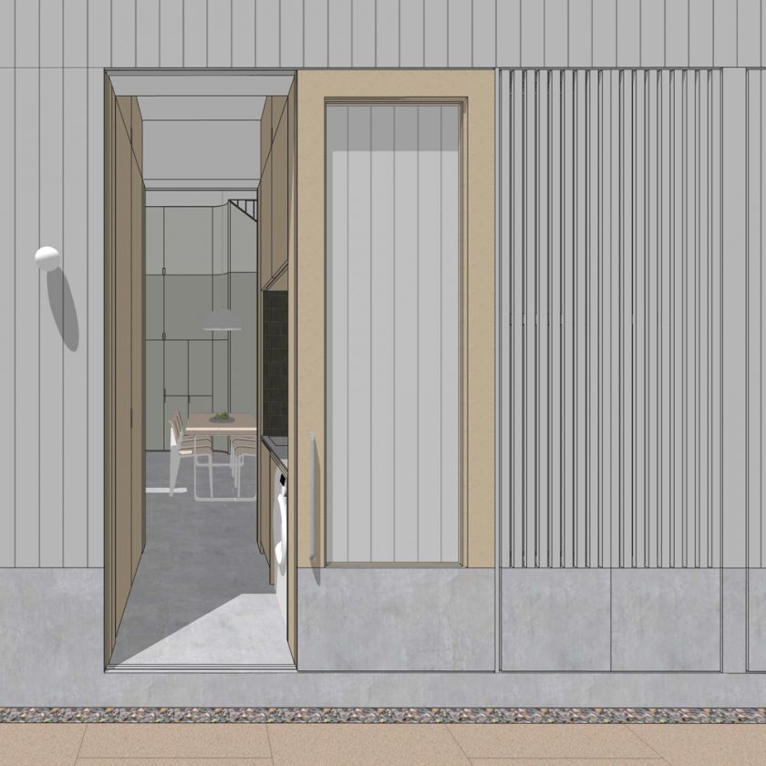 Trafalgar House first floor interior and exterior visualisations