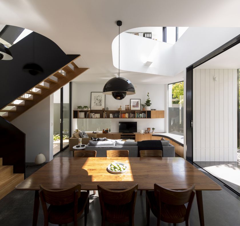 Unfurled House interior view to living space