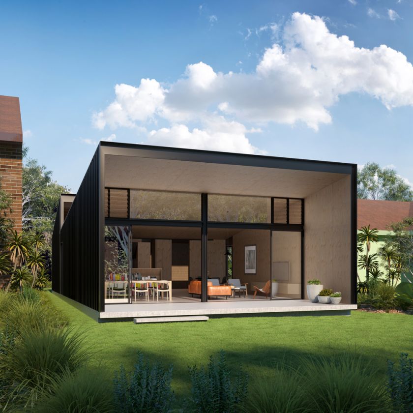 Woonona House Studio exterior rear view