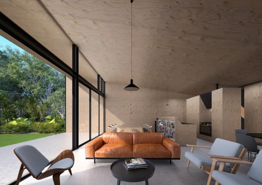Woonona House Studio interior view